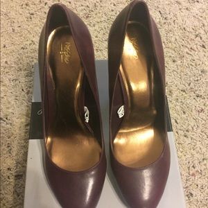 New Wine colored pumps